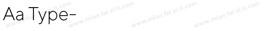Aa Type字体转换